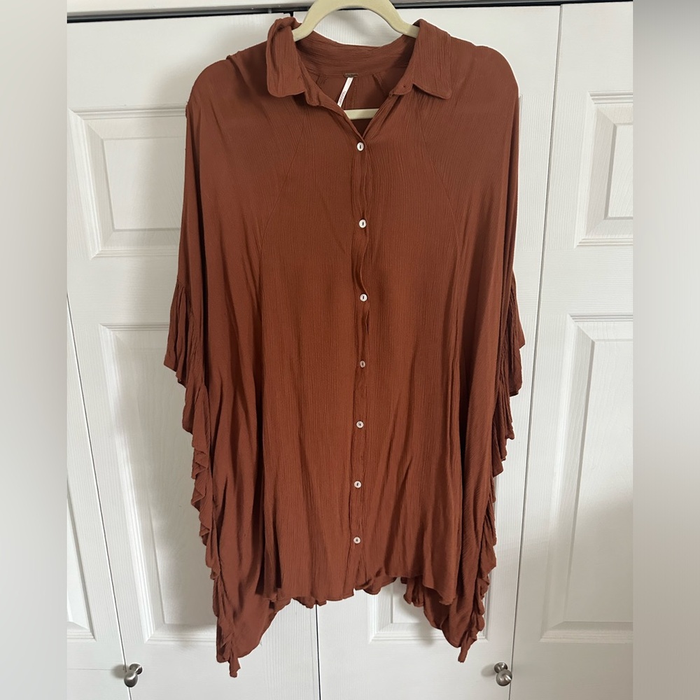 Free People Oversized Shirt